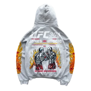 Warren Lotas Knockout Hoodie Heather Grey