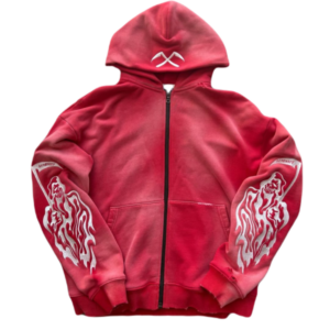 Warren Lotas Red Fade Hoodie