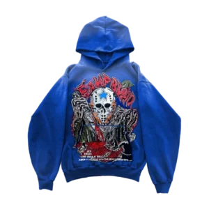 Warren Lotas Camp Blood Hoodie – Faded Cobalt