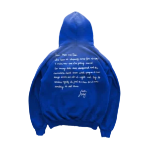 Warren Lotas Camp Blood Hoodie – Faded Cobalt