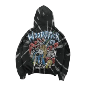 Woodstock Hoodie – Black Tie Dye