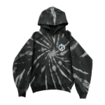 Woodstock Hoodie – Black Tie Dye