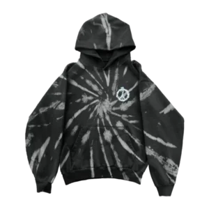 Woodstock Hoodie – Black Tie Dye